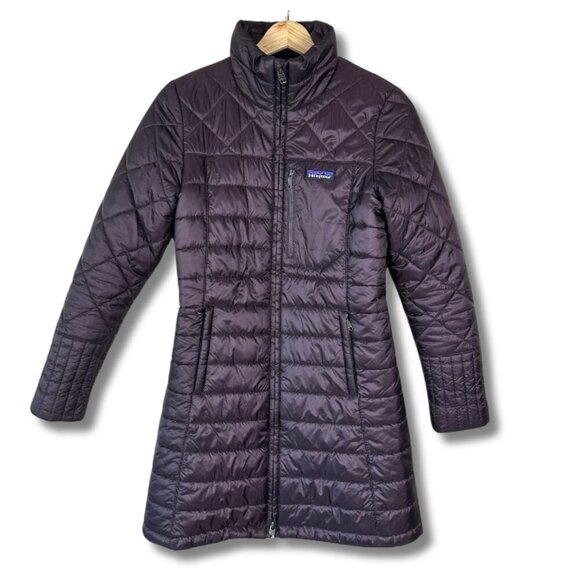 Patagonia Women’s Radalie Insulated Parka Jacket Outerwear Hyssop Purple XS - Picture 1 of 4
